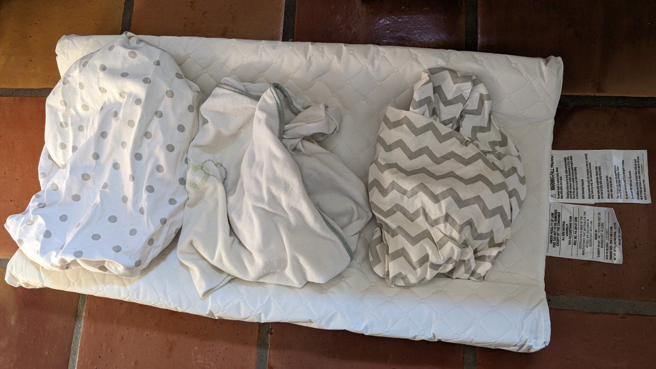 Baby changing pad with 3 Covers