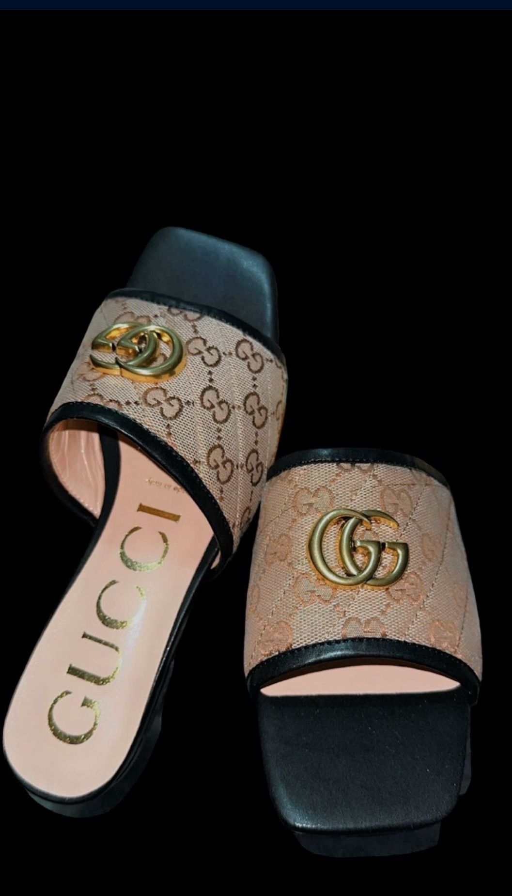 GUCCI Size 9 European Size 40 Women's Sandals in Beige