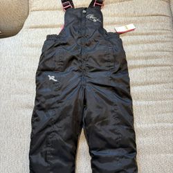 Girls Roca Wear Snow Bib Size 4t New With Tags 