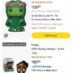 Funko Pop Te Ka & Te Fiti