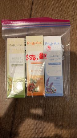 New Pack Of 3 Natural Diffuser For Sleep, Lung Cleanse And Natural Energy 