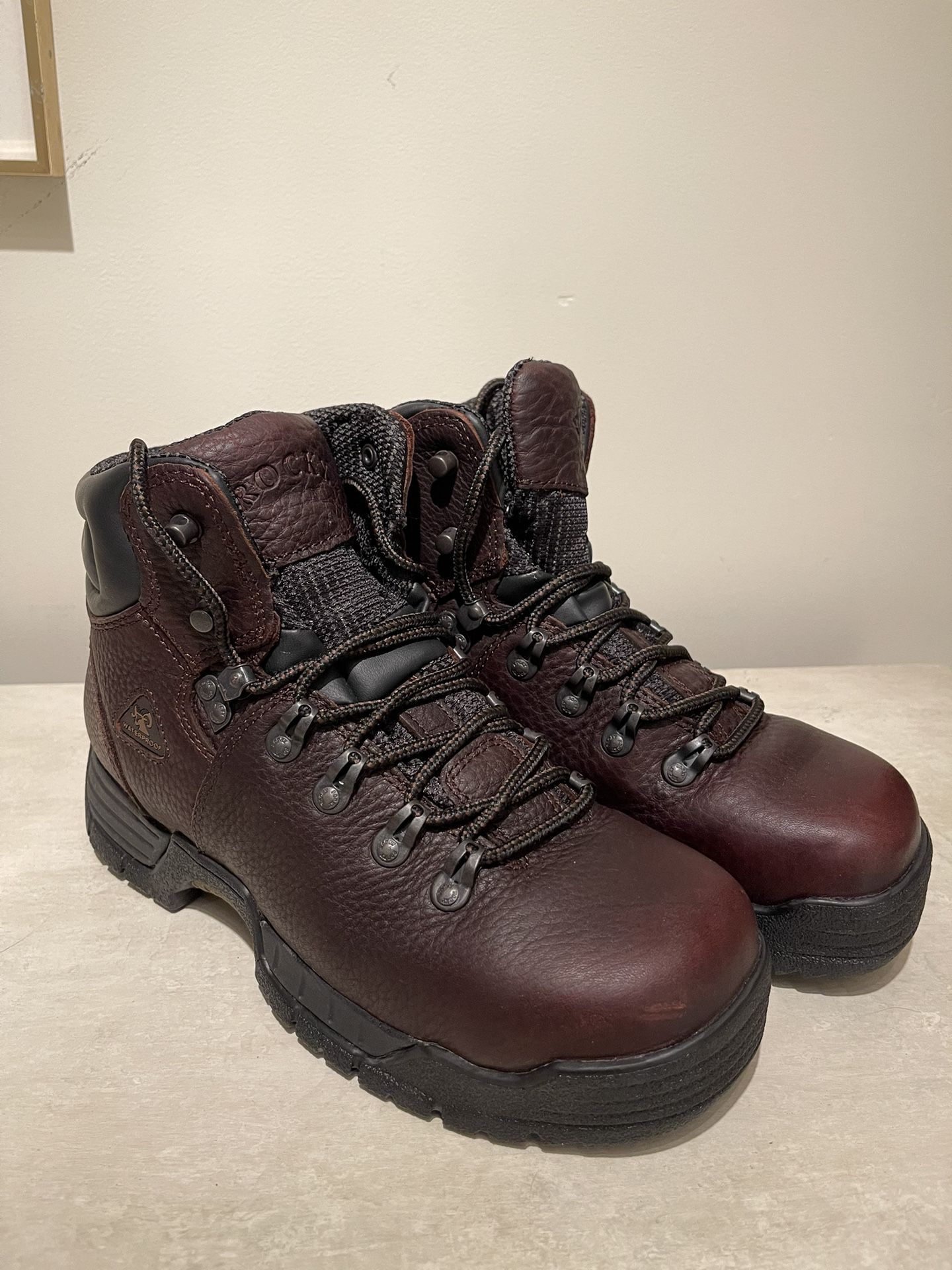 Rocky Steel Toe 6” Work Boots Size 8.5 Men’s
