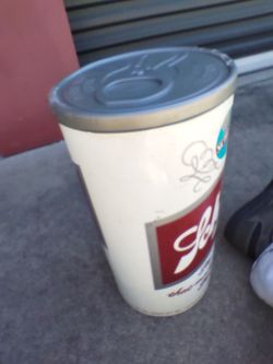 Schlitz 18" metal cooler