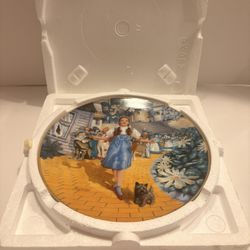 Vtg WIZARD OF OZ Knowles Complete 8 Plate Set 1(contact info removed) w/ Original Boxes & 7 COAs