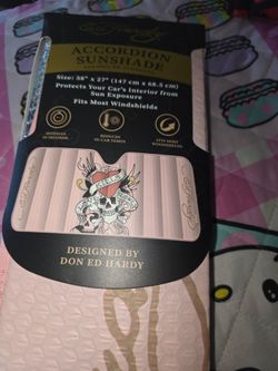 Ed Hardy car sun shade