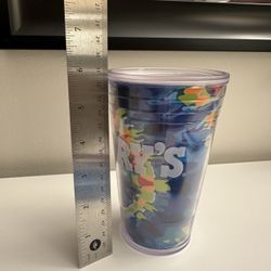 Available! Authentic Ben & Jerry’s Colorful Reusable Cold Cup w/ Lid & 2 Straws (7.5”)