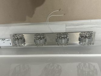 Wall Light Crystals Sconce 