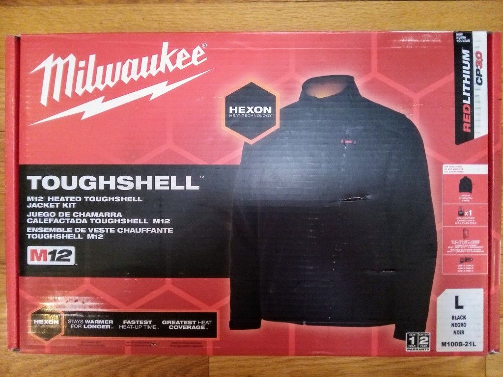 Milwaukee M12 Heated Toughshell Jacket Kit Size L
