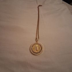 Virgin Mary Spinning Chain 