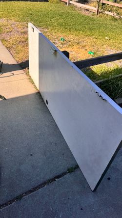 Solid core garage door
