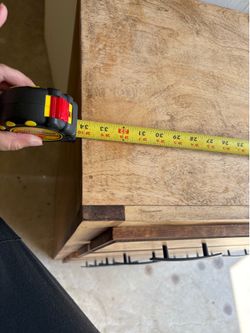 Wood dresser