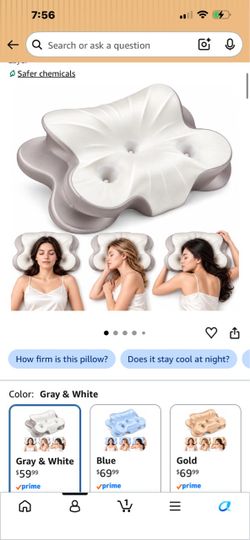 Foam Pillow Ice Silk Cover