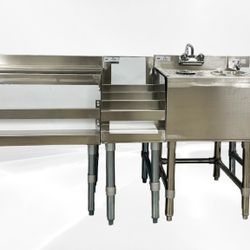 NSF 72 ins Stainless S Combination Cocktail Station FS30121812