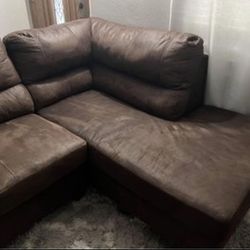 Brown Sectional 