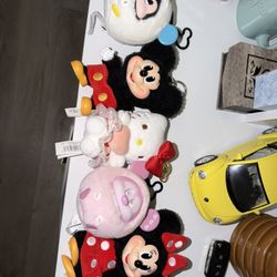 Popmart And Miniso Keychain Mickey And Minnie