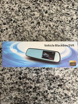 $60 retail for $30 1080P HD Car Rearview Mirror Dual DVR Dash Cam Video Recorder