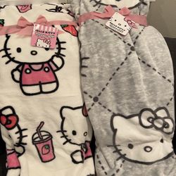 Hello Kitty Plush Blankets