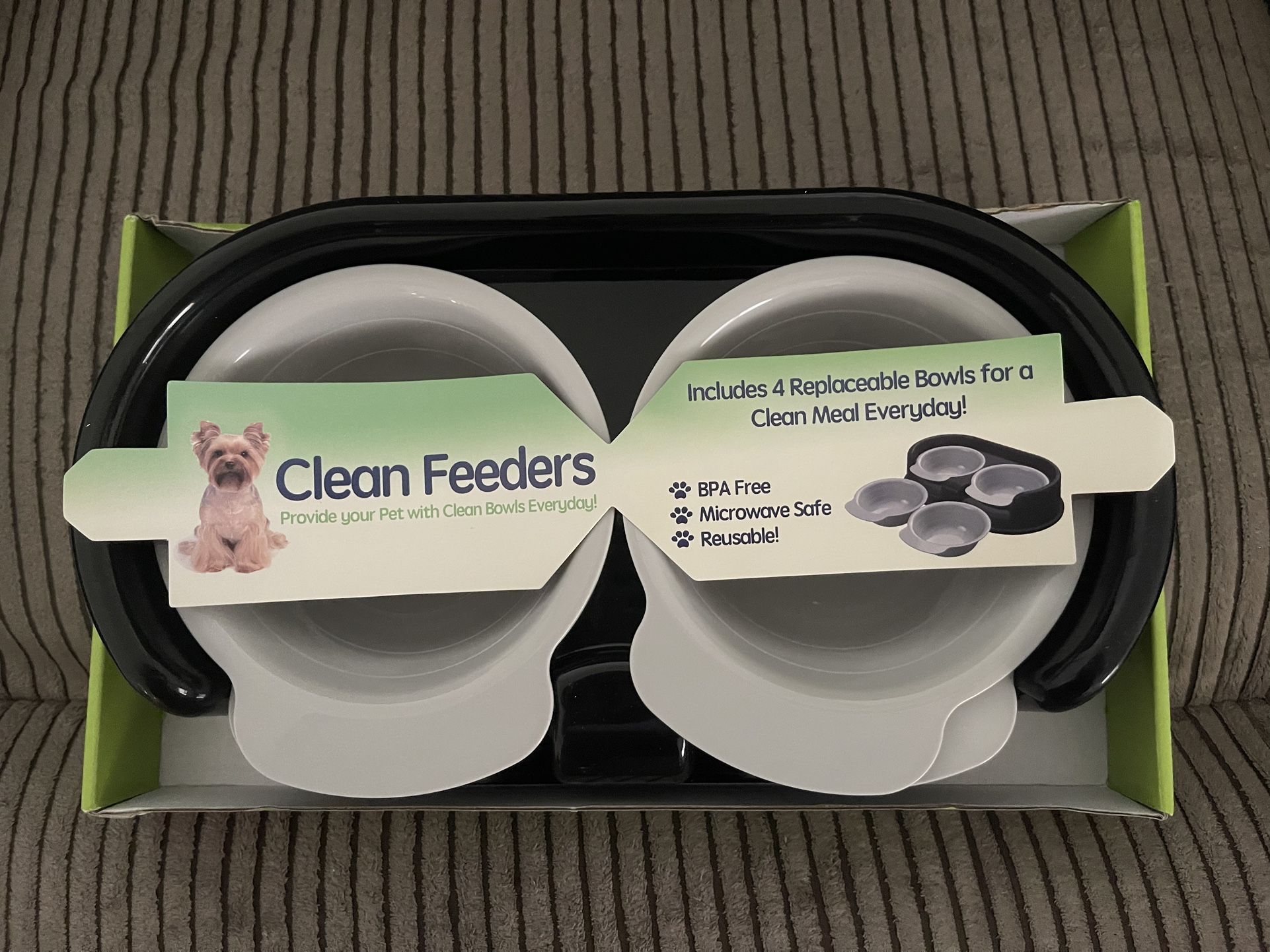 Clean Feeders Cali Pets 4 Bowl Set 