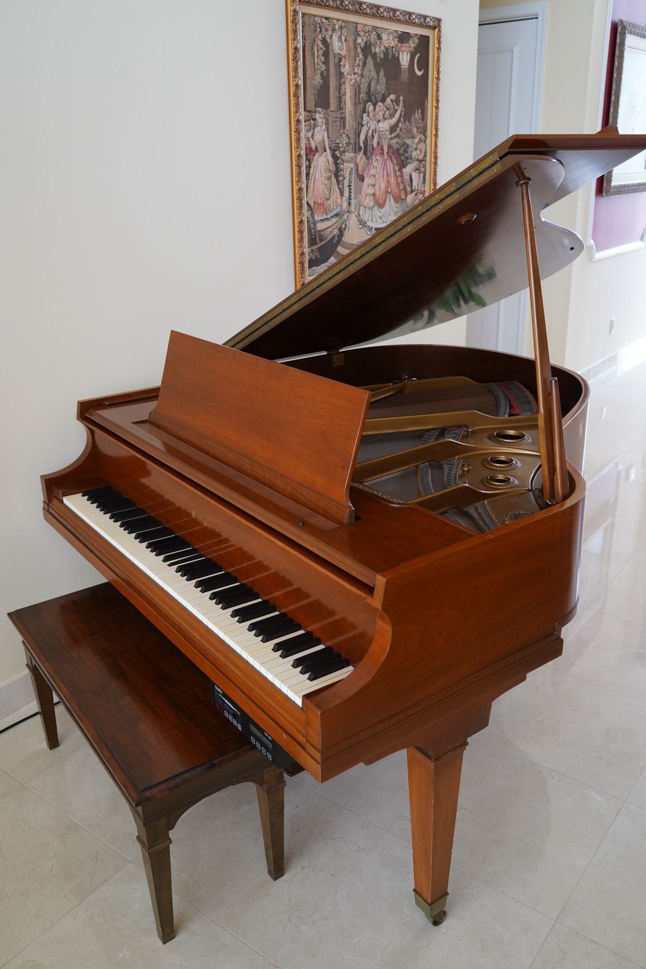 Baldwin Piano Ivory Keys Walnut Color - $3,500 (Boca Raton)