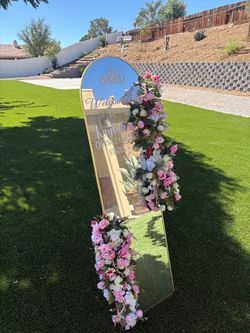 entrance mirror for quinceanera