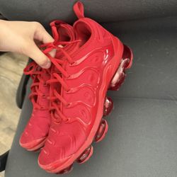 Red Vapormaxes 