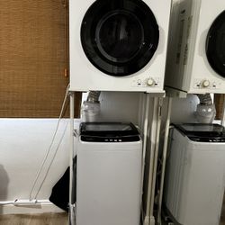 Washer And Dryer With Stand 