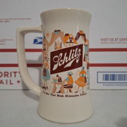Vintage Schlitz Beer Stein Mug McCoy Pottery