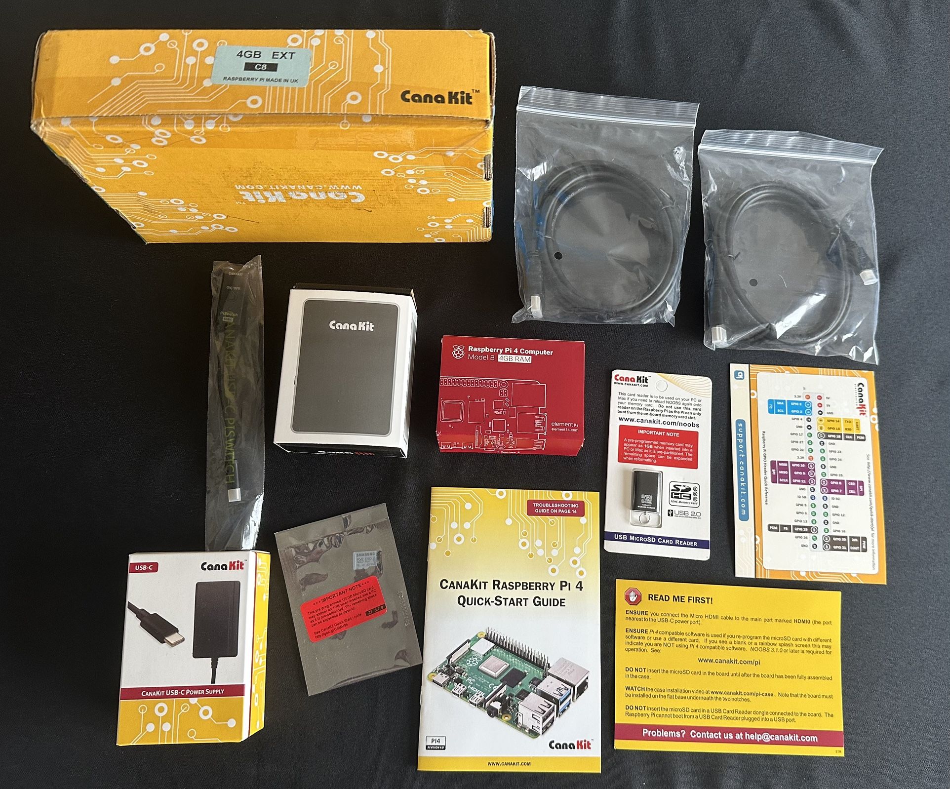 Raspberry pi 4 Canakit New And Never Used
