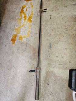 Vintage york 1977 transition 7 foot 45lbs Olympic 2" weight bar