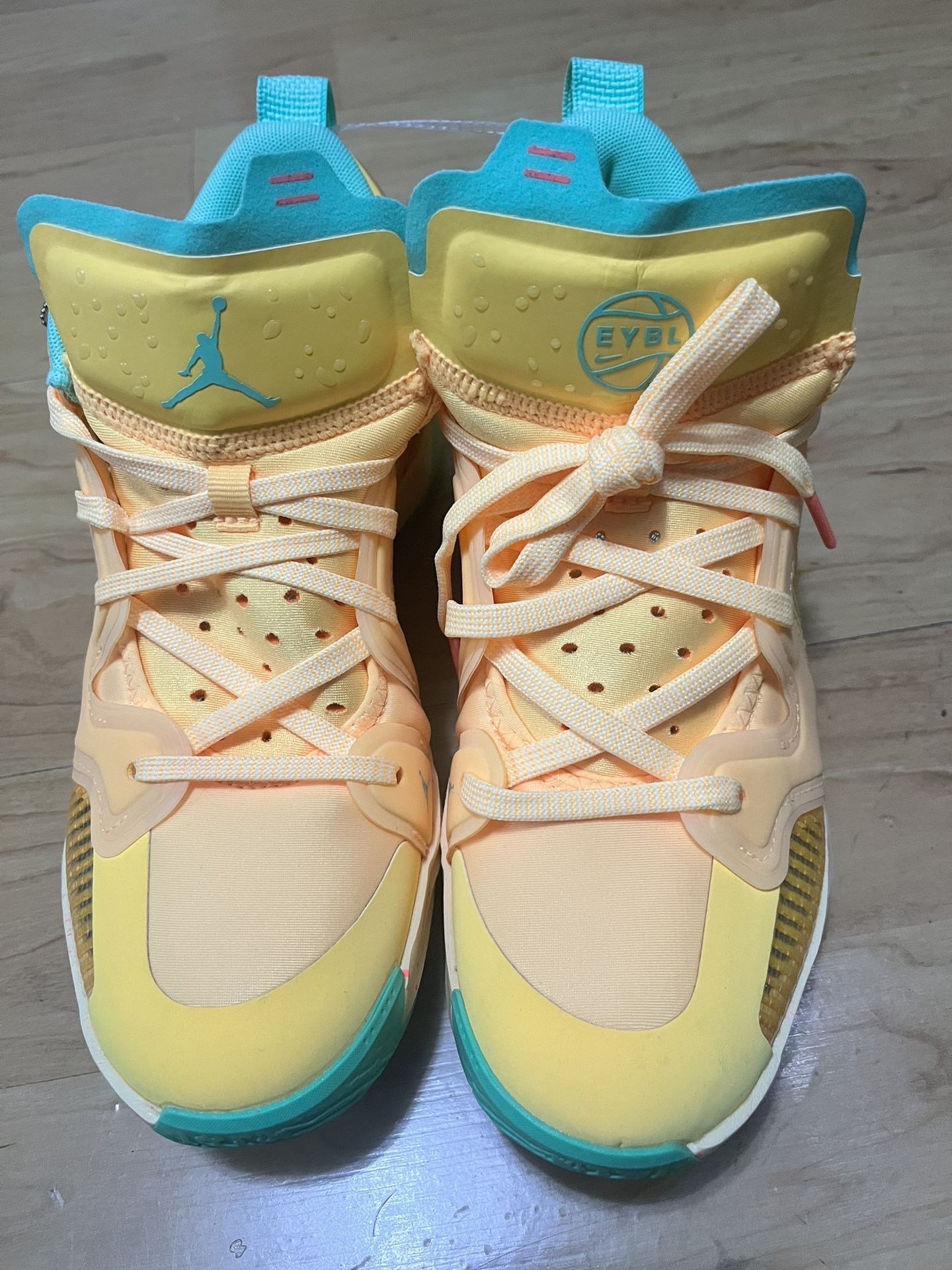 Nike Air Jordan US Men Low Shoes Citron Pulse Green Glow