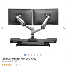 Vari Dual Monitor Adjustable Arms(Brand New)
