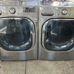 LG WASHER  5.6cubic. And Gas DRYER