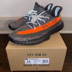 Yeezy Boost 350 Carbon Beluga Reflective Size 11