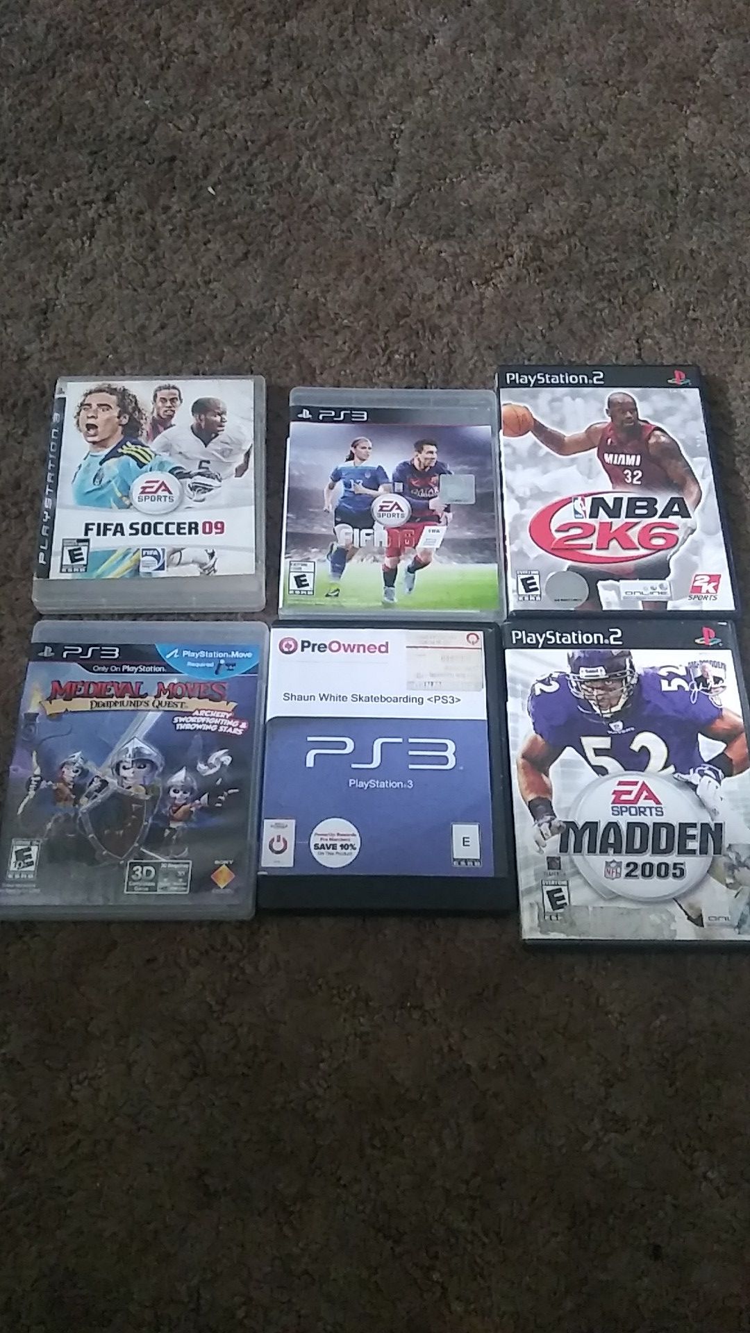 Ps3 and ps2 games fifa, Madden +