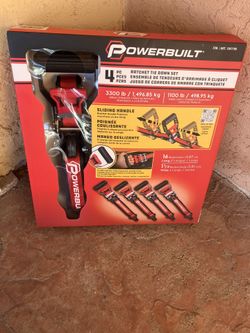 Ratchet Tie Down Set