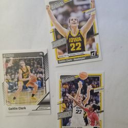 2024 Caitlin Clark Rookie Cards X3