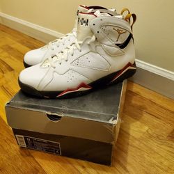 Pre-owned Men's Jordan Retro 7 Cardinal Size 11 2011