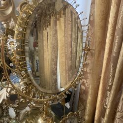Antique Light Up Mirror 