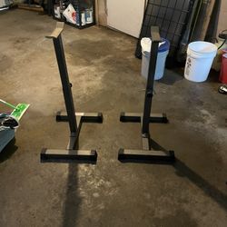 WEIGHTLIFTING STANDS - (PAIR)