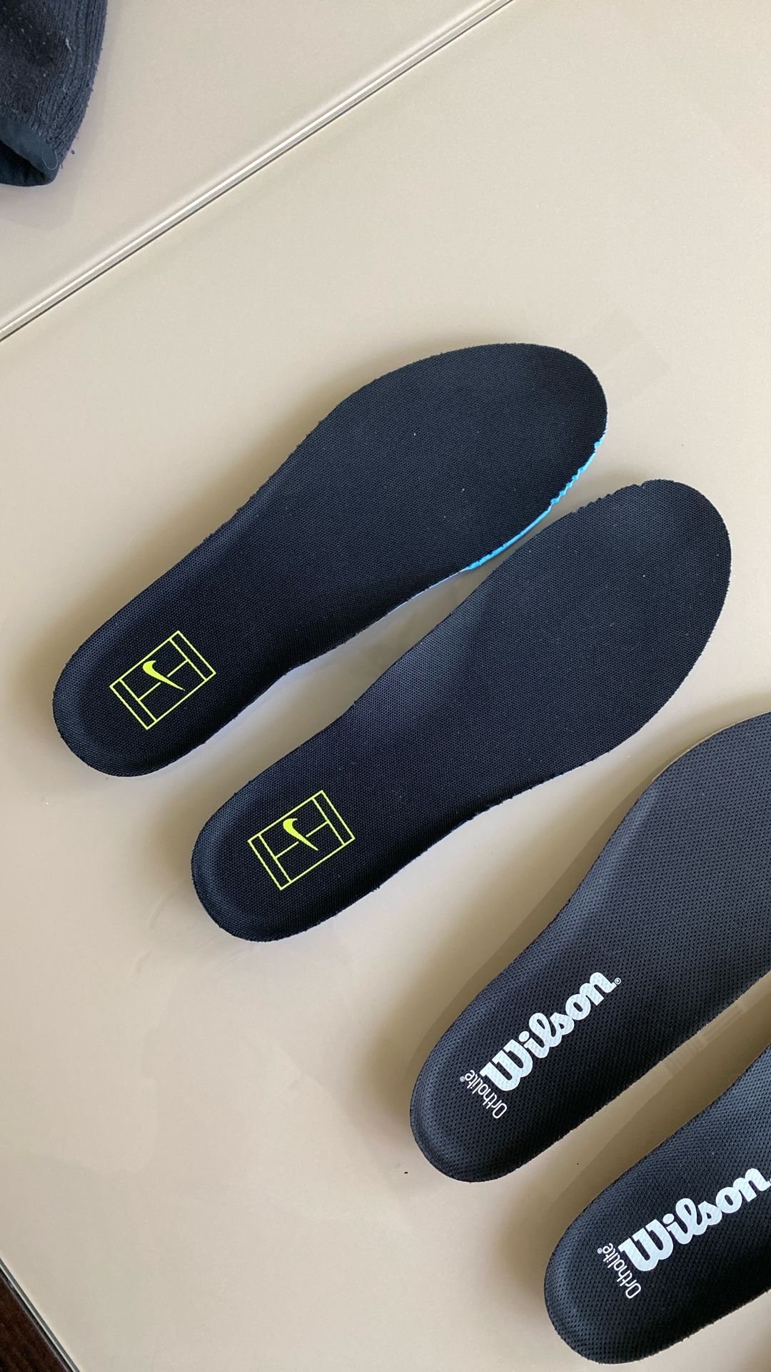 NEW Nike, Wilson And K-Swiss Tennis Shoe Inserts (men) Size 9.5-10