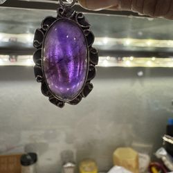 Sterling Amethyst Pendant