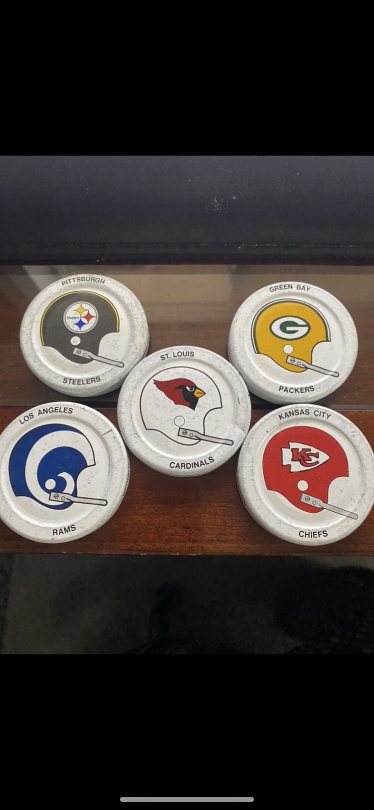 1971 Gatorade NFL Glass Bottle Caps