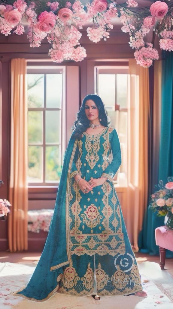 Indian Party Wear Silk dress