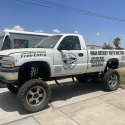 Lifted Chevy Silverado 2 Dr 