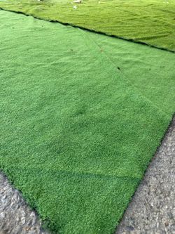 Fake grass Green Astroturf Used different sizes