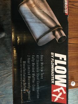 Flow master flow fx 2 1/4x2 1/4