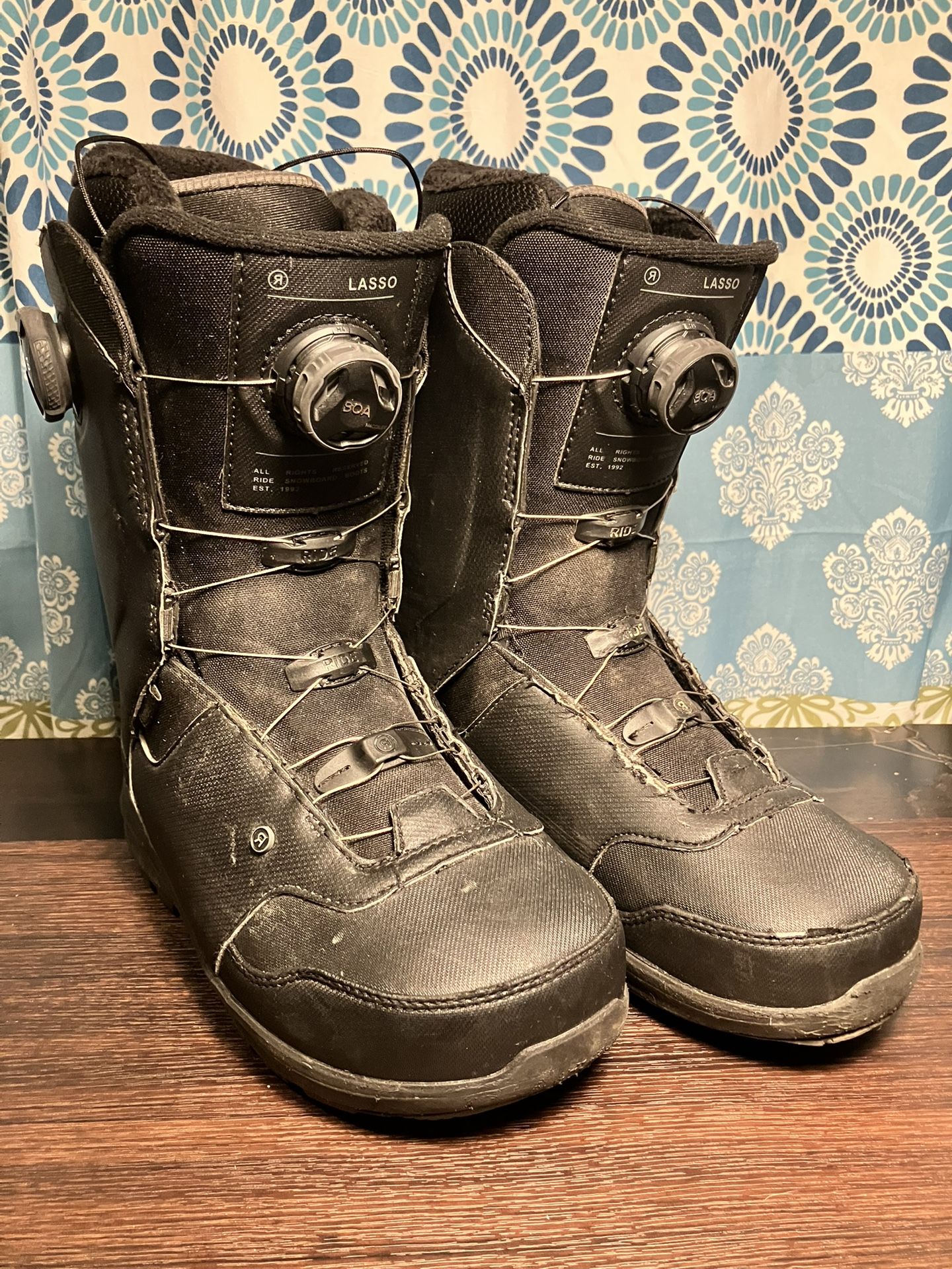 RIDE LASSO Snowboard Boots Size 8