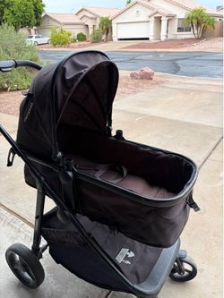 Mompush convertible bassinet stroller