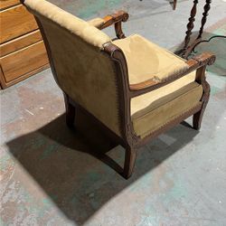 Louis XVI Style Carved Armchair 
