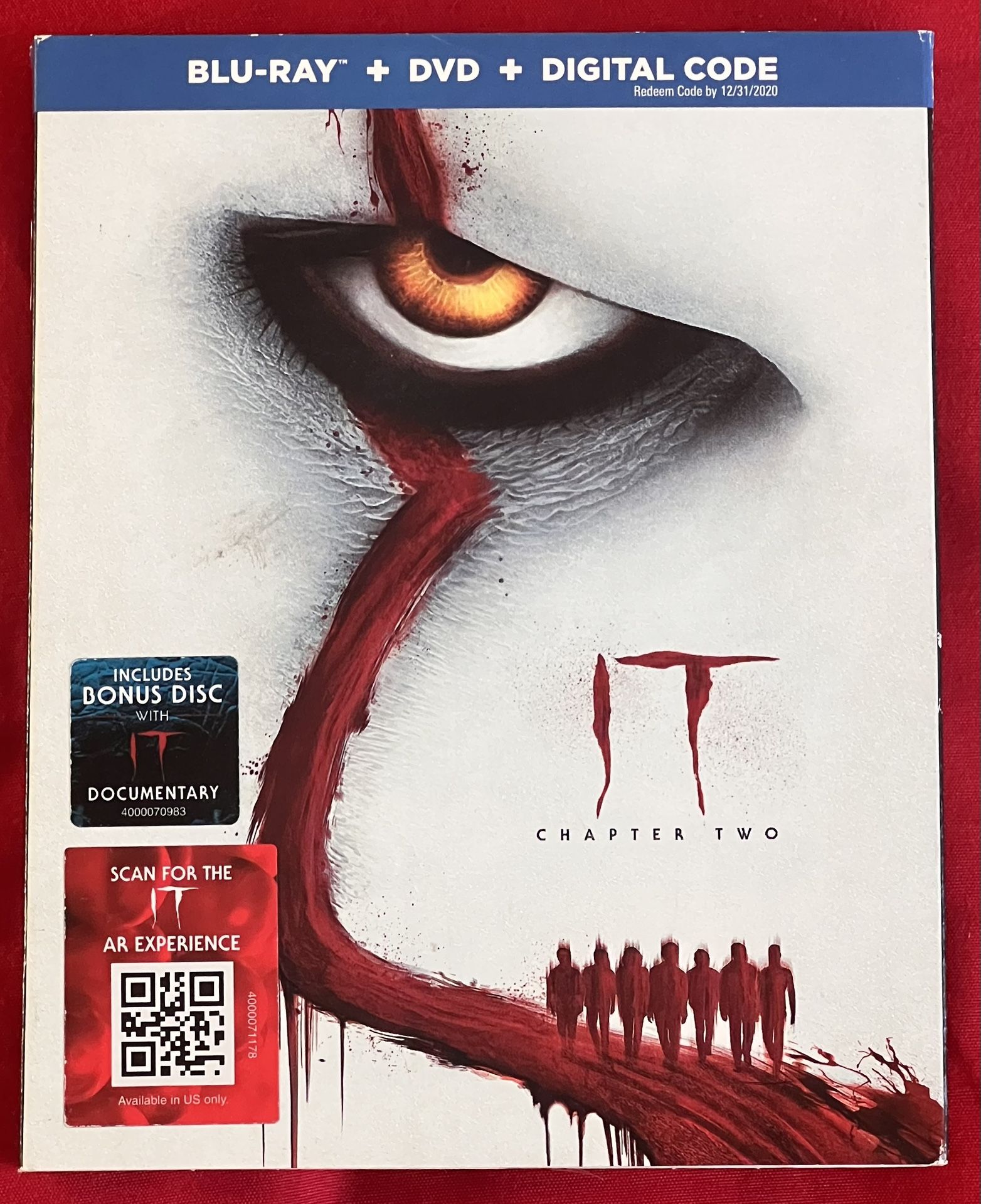 IT Chapter 2 Blu-ray Discs